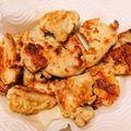 041329's cooksnap of when they made 【糖質制限】おからとチーズ衣で唐揚げ♪.