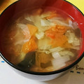 ma04tsu's cooksnap of when they made ダシダで☆わかめとトマトの中華スープ☆.