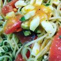 しおまさ's cooksnap of when they made スモークサーモンとトマトの冷製パスタ.