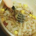 まりっぺなう's cooksnap of when they made 鶏そぼろの余りであんかけうどん！離乳食に.