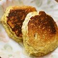 ＊実月＊'s cooksnap of when they made チアシードと豆腐のふんわりパンケーキ.