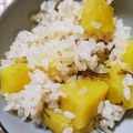 crrn's cooksnap of when they made 塩糀で炊く♪おかわり！さつまいもご飯.