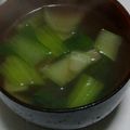 ヨシヨッシー's cooksnap of when they made チンゲン菜とベーコンのスープ.