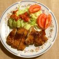 aromahop's cooksnap of when they made 衣ざくざく！とんかつ。.