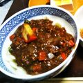 はーちゃん：3's cooksnap of when they made なつかしの名古屋給食♥おぼろみそめん.