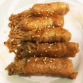 tamichi's cooksnap of when they made お弁当に　えのきの　豚肉巻き　照り焼き味.