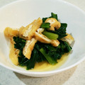 なっつなおこ's cooksnap of when they made ささっと和えて★小松菜と油揚げおひたし★.