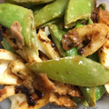 あいべりー's cooksnap of when they made 弁当に竹輪とスナップえんどうの梅マヨ炒め.