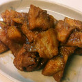あおくま。's cooksnap of when they made ■厚切り豚ばら肉とさつま芋の生姜味噌炒め.