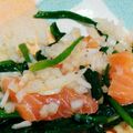 クックGD0TYG☆'s cooksnap of when they made スモークサーモンとほうれん草サラダ.