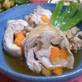 ★☆ゆぅ☆★'s cooksnap of when they made 鶏もも肉のゴボウ＆ニンジン巻き.