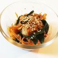 みーやん☆1031's cooksnap of when they made 切干大根とキムチわかめのピリ辛海苔和え.