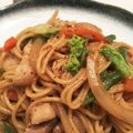 かなこっち's cooksnap of when they made パスタ麺で上海風やきそば.