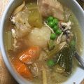 ごごんた's cooksnap of when they made 鶏ガラ見つけたら☆スペイン風の簡単スープ.