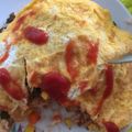 パクパクpanda's cooksnap of when they made 朝ご飯•ランチに☆簡単手抜きオムライス♡.
