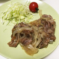 akipopc's cooksnap of when they made 豚のしょうが焼き(タモリ風).