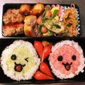 リャン's cooksnap of when they made キャラ弁☆デコフリで太鼓の達人弁当.