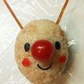 mufuron's cooksnap of when they made トナカイおにぎり☆クリスマス＊キャラ弁.