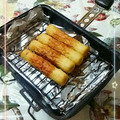 sakuraロゼット's cooksnap of when they made アウトドアで簡単★ちくわの燻製.