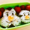 主婦うさぎ's cooksnap of when they made キャラ弁　おむすびまん と こむすびまん.