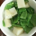 ma___111's cooksnap of when they made きぬさやとちくわのバター炒め.