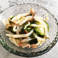 クックｕち's cooksnap of when they made さっぱり、わかめともやしの梅＆酢和え.