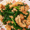 エミエミ★'s cooksnap of when they made 簡単！節約！ニンニクの芽と豚肉炒め.