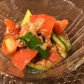 tomoyo0722's cooksnap of when they made 夏はコレ！きゅうりとトマトのお魚サラダ.