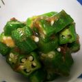 べっこうまめ's cooksnap of when they made 簡単☆梅オクラ.