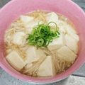 もぐ・ω・くま's cooksnap of when they made ＊豆腐とえのきのあんかけ丼＊.