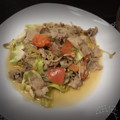 あーちぃ（＾ω＾）'s cooksnap of when they made 簡単！早い！豚トマト炒め.