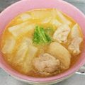 もぐ・ω・くま's cooksnap of when they made 大根と鶏もも肉のキムチの鍋.