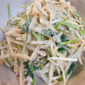 ＊Echan＊'s cooksnap of when they made ∮もやしと三つ葉のわさびマヨ✰彡サラダ∮.
