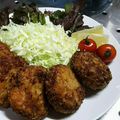 はるちゃん✩'s cooksnap of when they made お肉屋さんのメンチカツ♥.