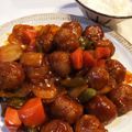 ＲＫくんママ's cooksnap of when they made うちの酢豚♪肉団子で作る簡単レシピ♪.