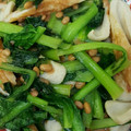 abcdefghｉｊ's cooksnap of when they made 小松菜と納豆ちくわの梅和え♪.