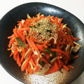 カヘルさん's cooksnap of when they made 人参ときのこの照りマヨきんぴら◆作り置き.