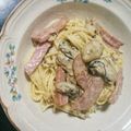 kohaku_01's cooksnap of when they made 絶品・牡蠣と青さ海苔のクリームパスタ.