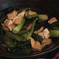 クックVI6LOP☆'s cooksnap of when they made 麺つゆで簡単に。小松菜と油揚げの煮浸し.