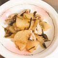 ぱんだ170071's cooksnap of when they made 塩昆布で簡単！ごはんが進む、豚バラ大根.