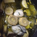 食いしん坊〜che's cooksnap of when they made 簡単！土鍋DE牡蠣とゴボウのアヒージョ♪.