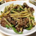 Haika☆'s cooksnap of when they made 牛肉★ピーマン★おじゃがの塩炒め.