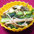 nosso's cooksnap of when they made 小松菜とエノキの煮物とろろ梅あん.