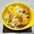 カズオリ's cooksnap of when they made 里芋と焼豚のチーズ焼.