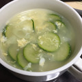 yurippii's cooksnap of when they made 焼肉屋さん風ズッキーニと卵のスープ.
