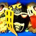 奏☆結ママ's cooksnap of when they made 仮面ライダーエグゼイド☆スナイプキャラ弁.