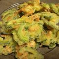 マリンマロン's cooksnap of when they made ☆　ゴーヤと桜エビのかき揚げ　☆.