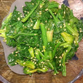 眞弓ママ's cooksnap of when they made 我が家のほうれん草のナムル.