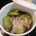 桜月❀咲良mommy's cooksnap of when they made まるごとレタス鍋.