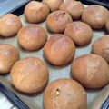 りえごん＠和歌山's cooksnap of when they made ♡ＨＢで黒糖豆腐ちぎりパン♡.